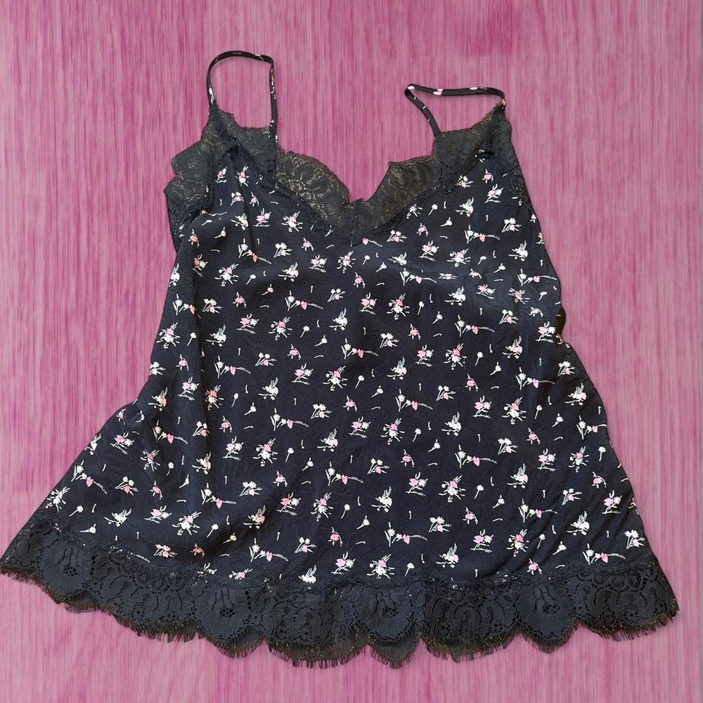 victoria's secret floral lace cami